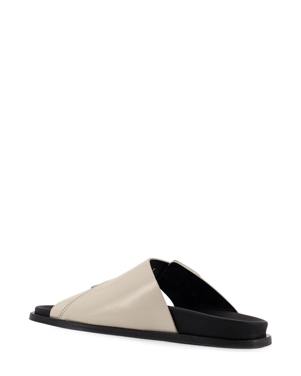 Alohas Brown Alba Buckle Strap Slides