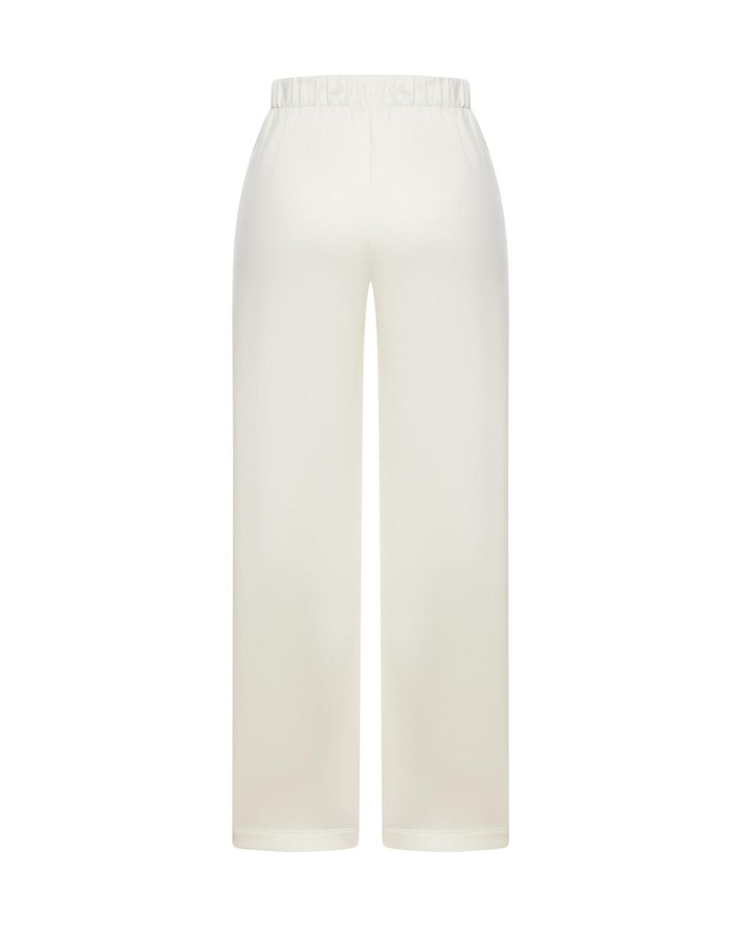 Max Mara White Filovia Straight Leg Trousers