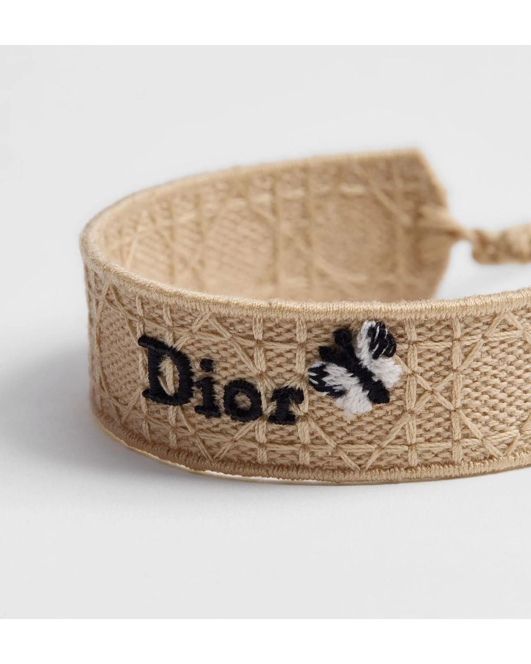 Dior White Iviera Band Bracelet