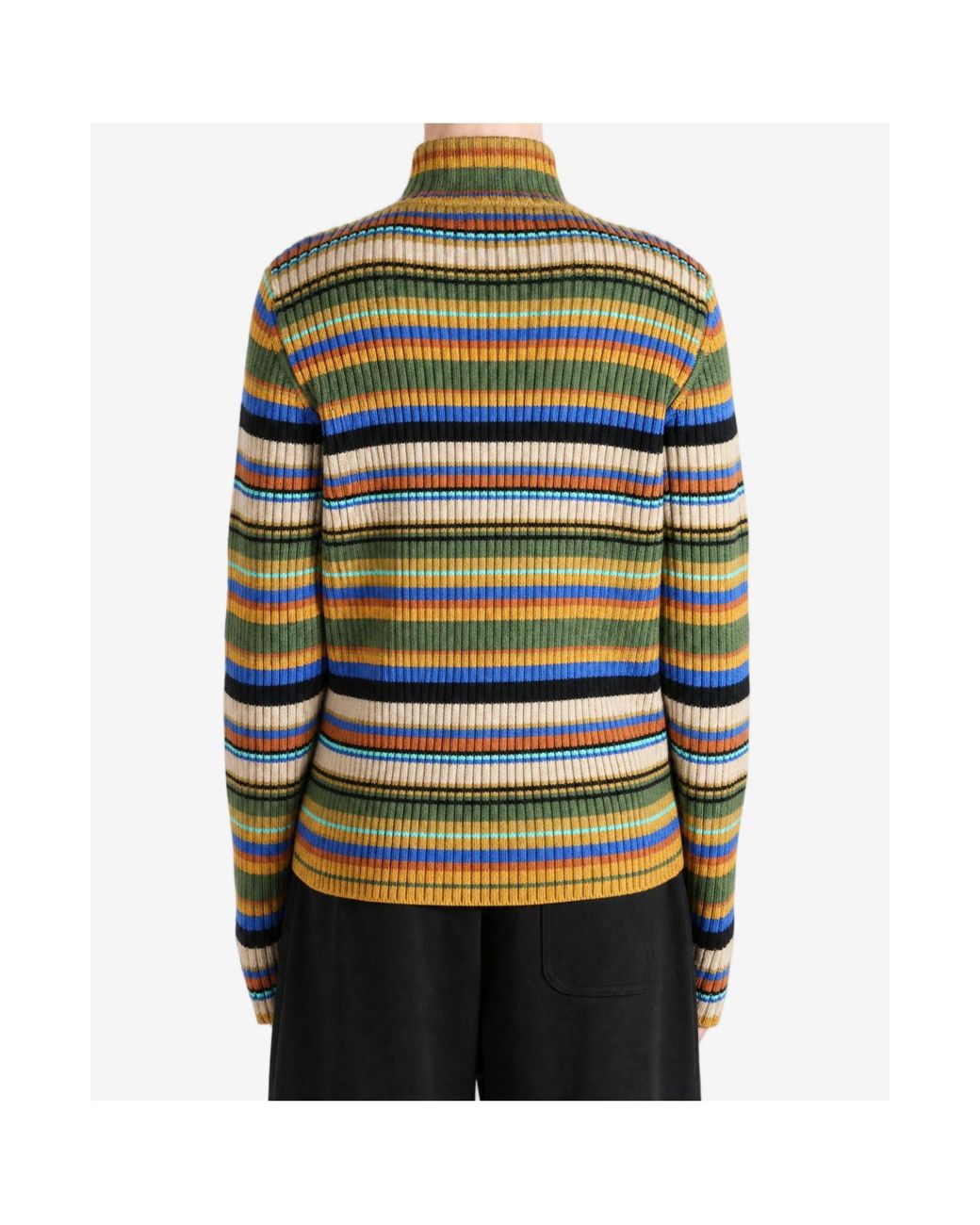 Dries Van Noten Multicolor Ribbed Cardigan for men