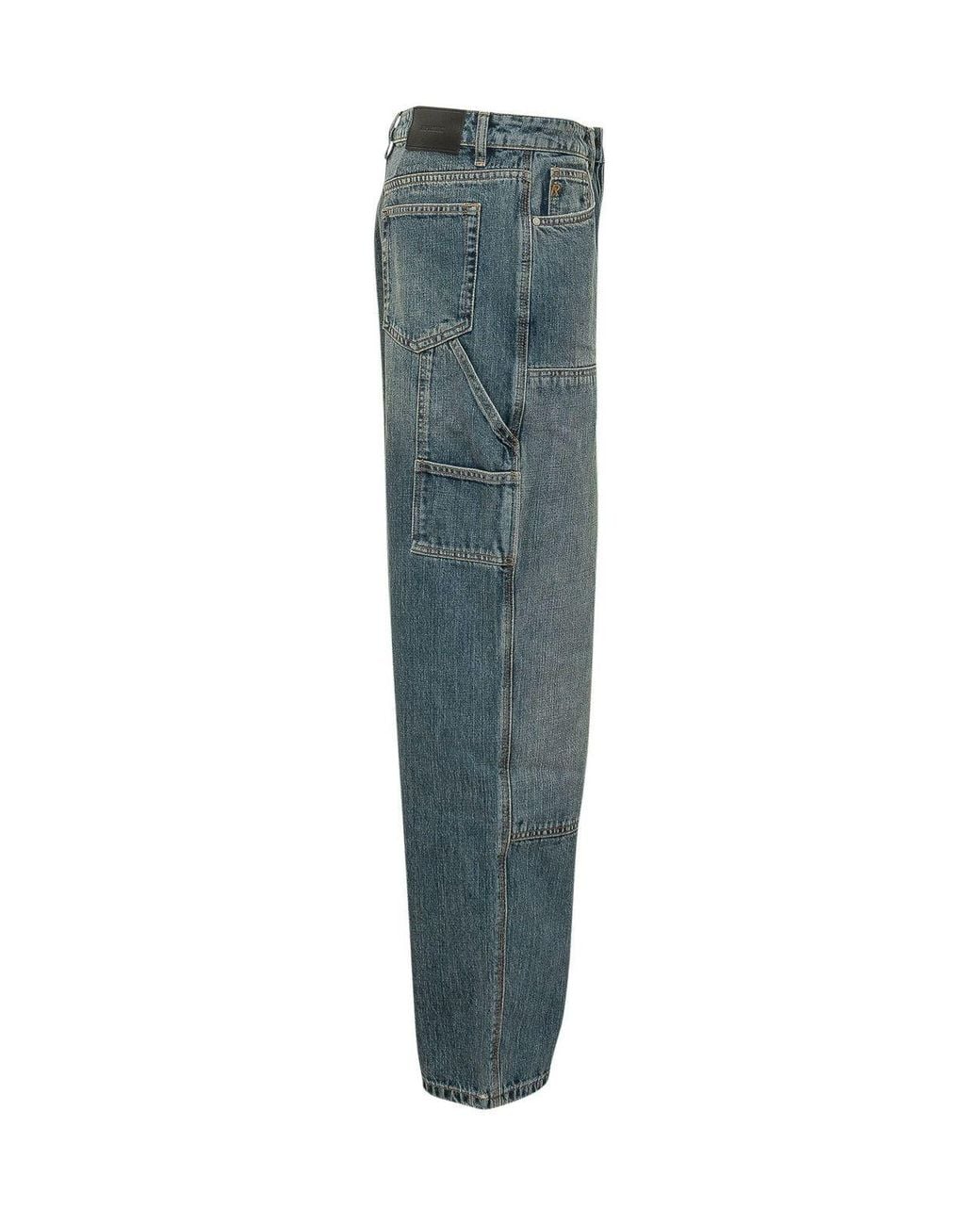 Represent Blue R2 Carpenter Wide-Leg Jeans for men