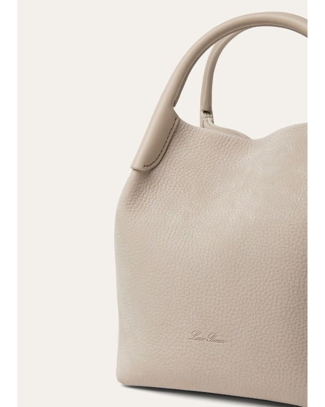 Loro Piana Natural Small Bale Bag