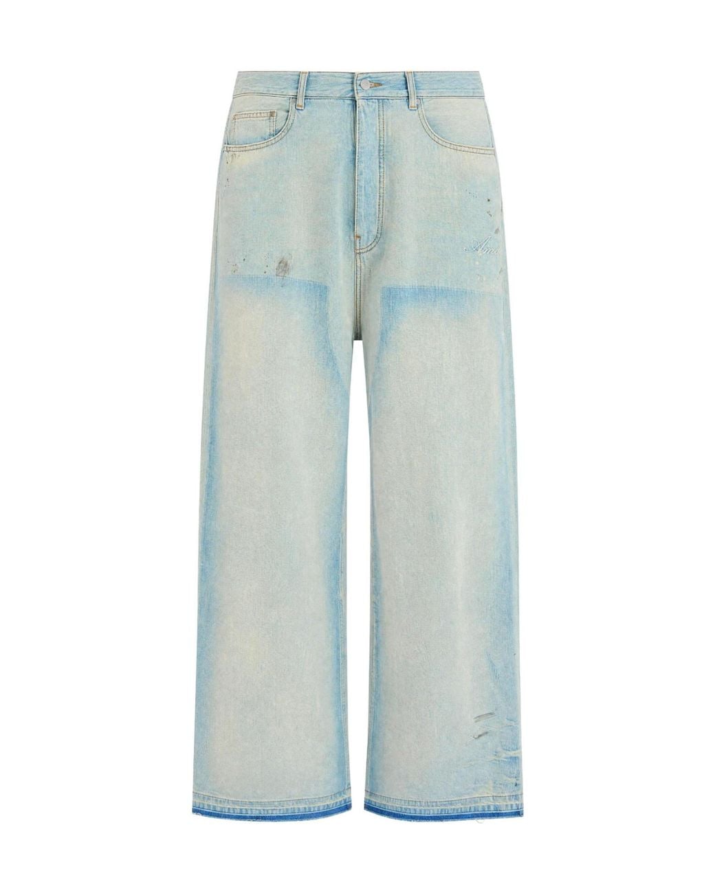 Amiri Blue Wide-Leg Jeans for men