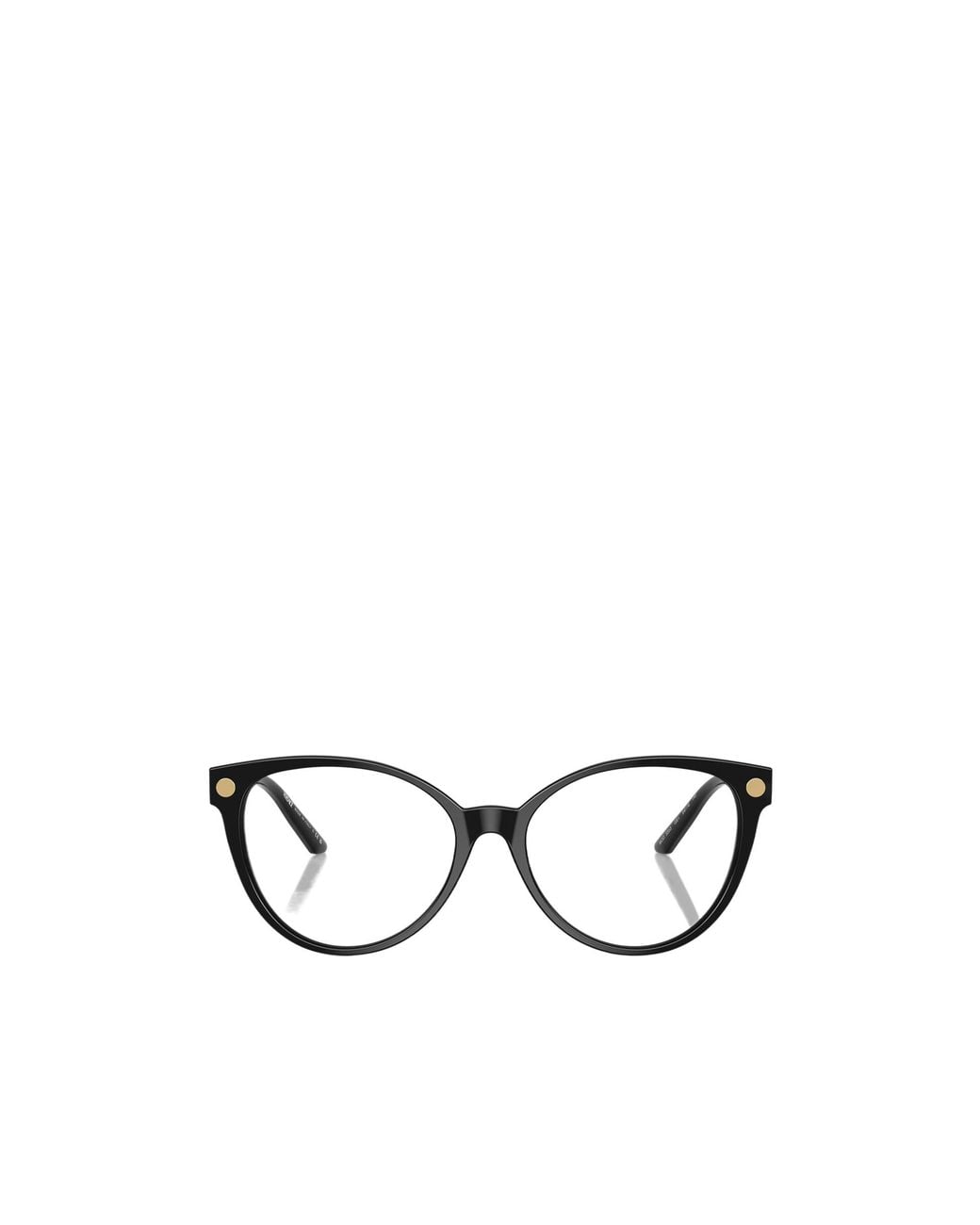 Versace White Greca-Arm Butterfly-Frame Glasses