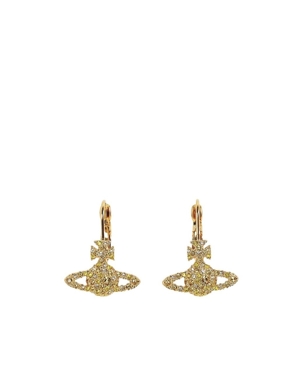 Vivienne Westwood Metallic Bas-Relief Earrings