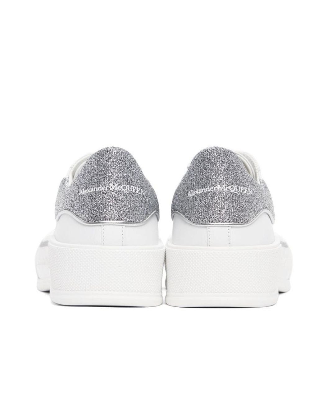 McQueen White Oversized Low-Top Sneakers for men