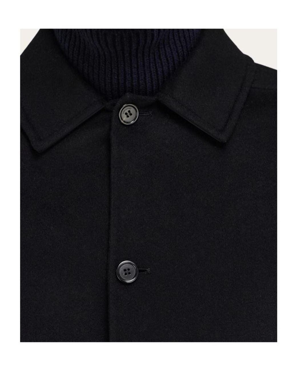 Ferragamo Black Wool And Cashmere Blouson for men