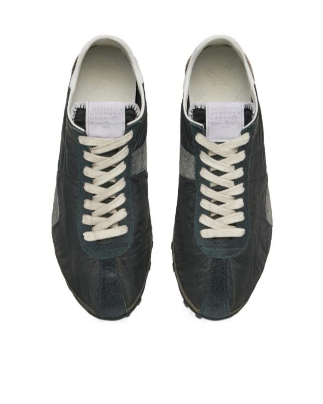 Maison Margiela Black Sprinters Lace-Up Sneakers
