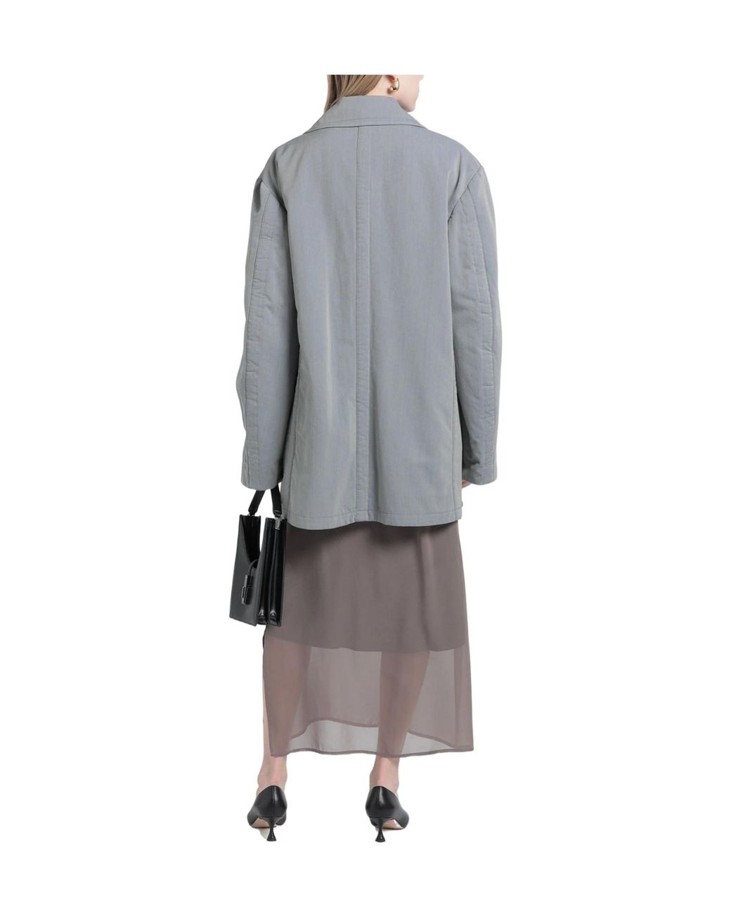 Maison Margiela Gray Full-Length Jackets