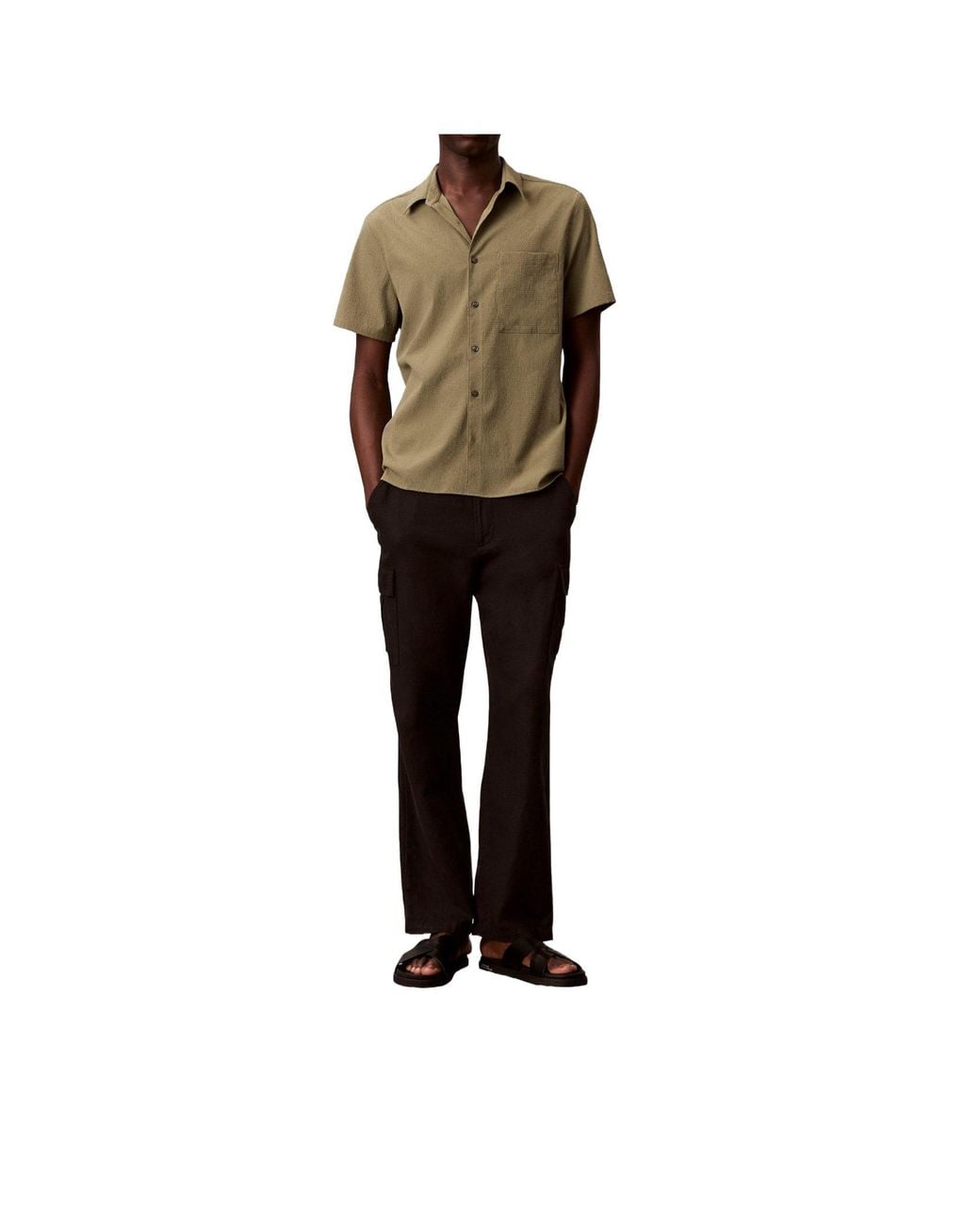 Calvin Klein Green Shortsleeve Shirt for men