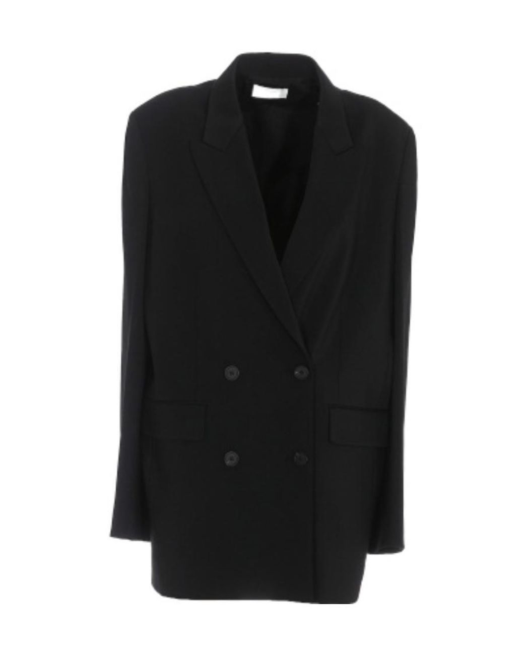 The Row Black Tristana Double-Breasted Blazer