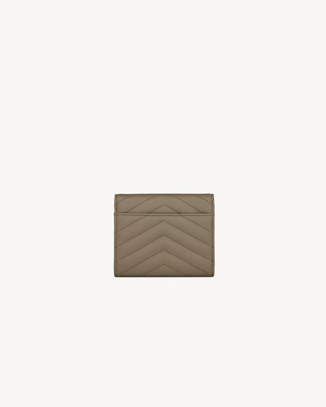 Saint Laurent Natural Trifold Wallet