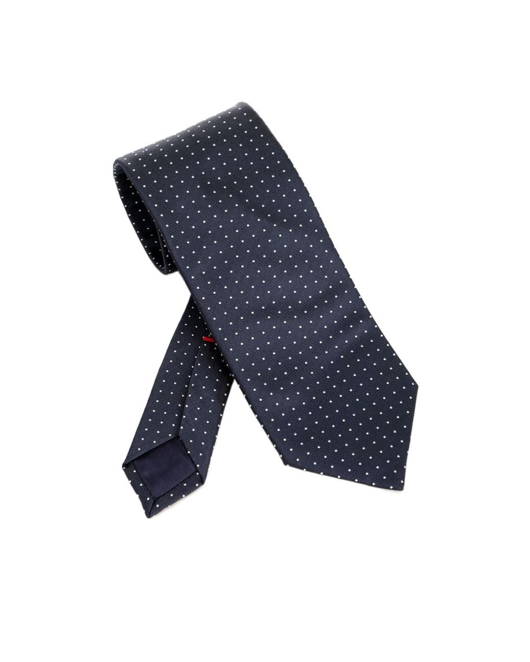 Al Duca D'aosta Blue Pointed-Tip Tie for men