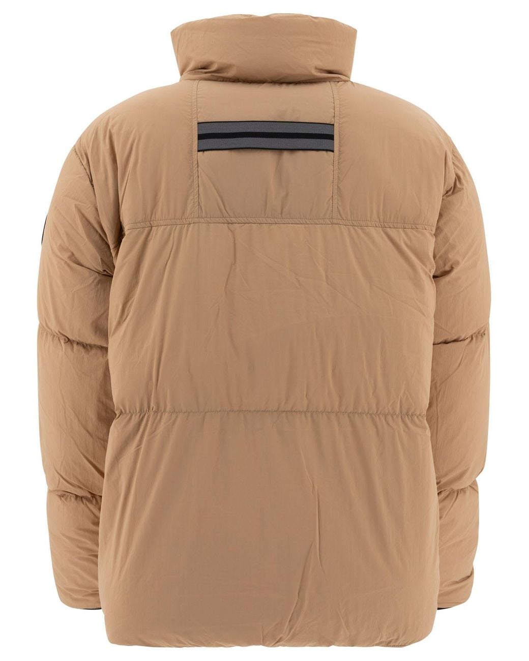 Canada Goose Brown Logo-Patch Puffer Jacket for men