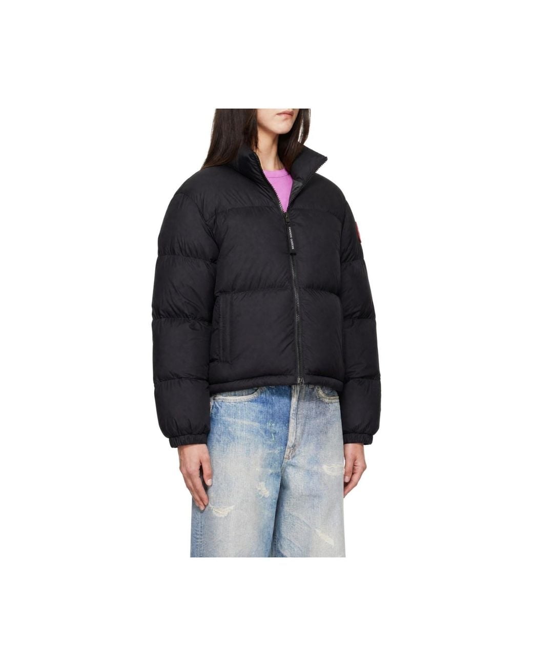 Canada Goose Blue Quilted Down Jacket