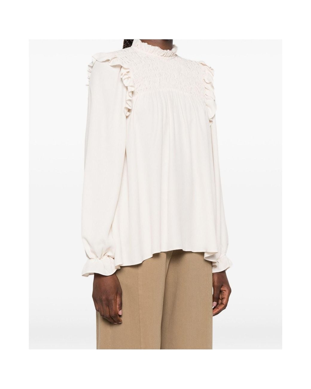 Forte_forte White Long-Sleeved Top