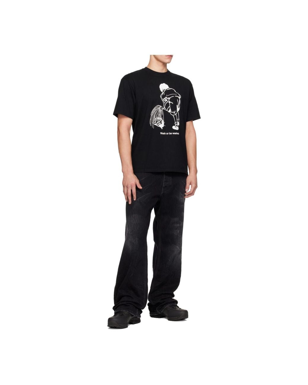 Undercover Black Brain T-Shirt for men