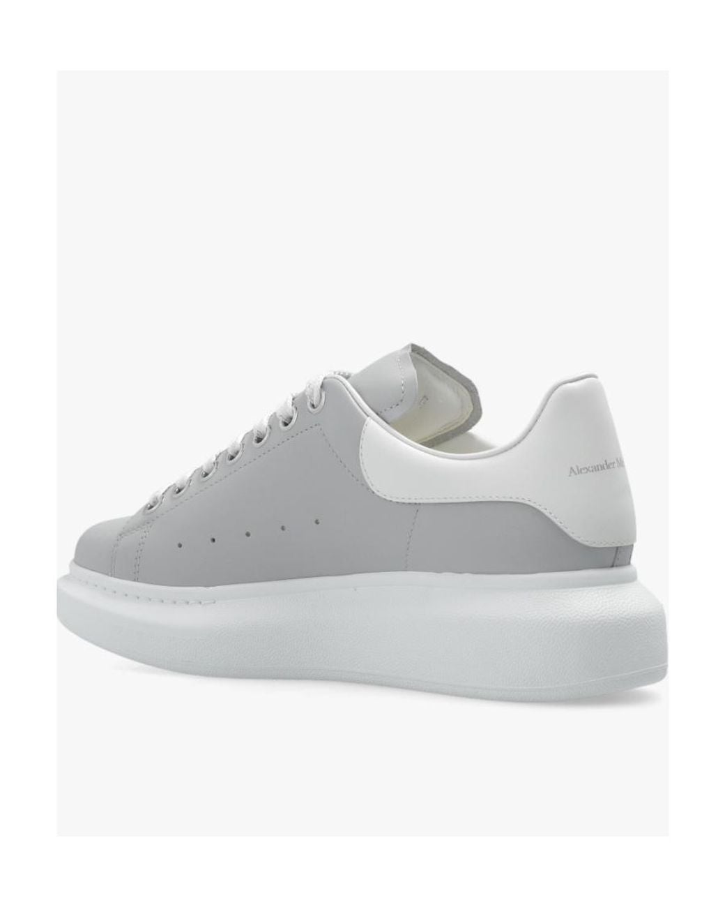 McQueen White Oversized Low-Top Sneakers