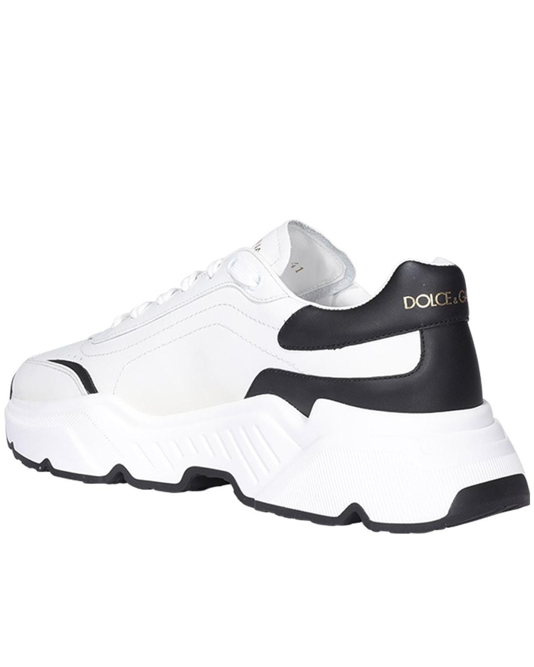 Dolce & Gabbana White Splicing Casual Sneakers for men