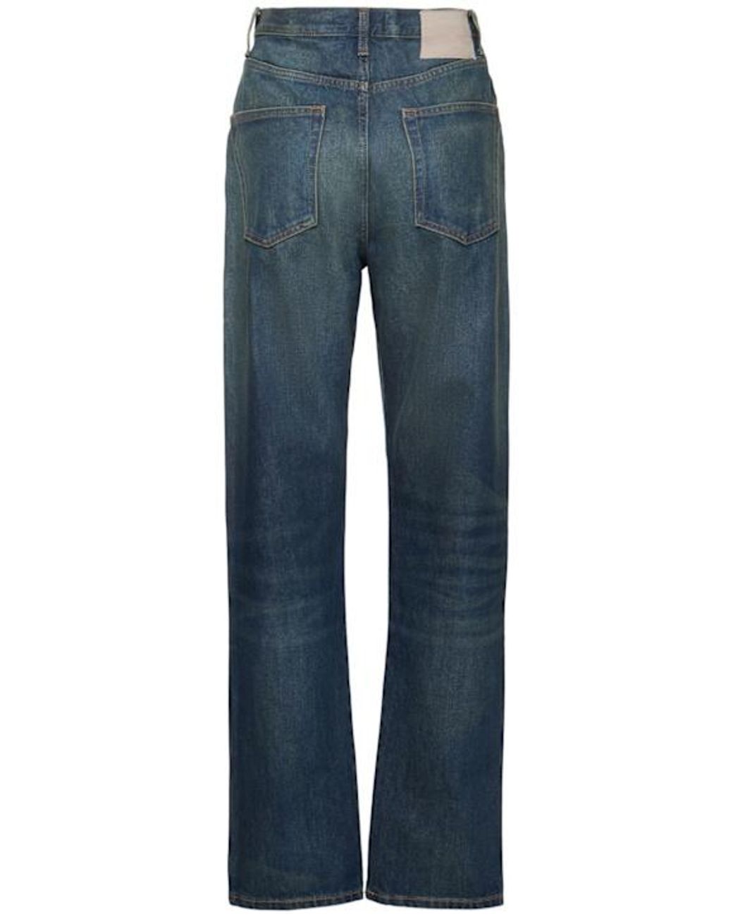 AYA MUSE Blue High Rise Tapered Jeans