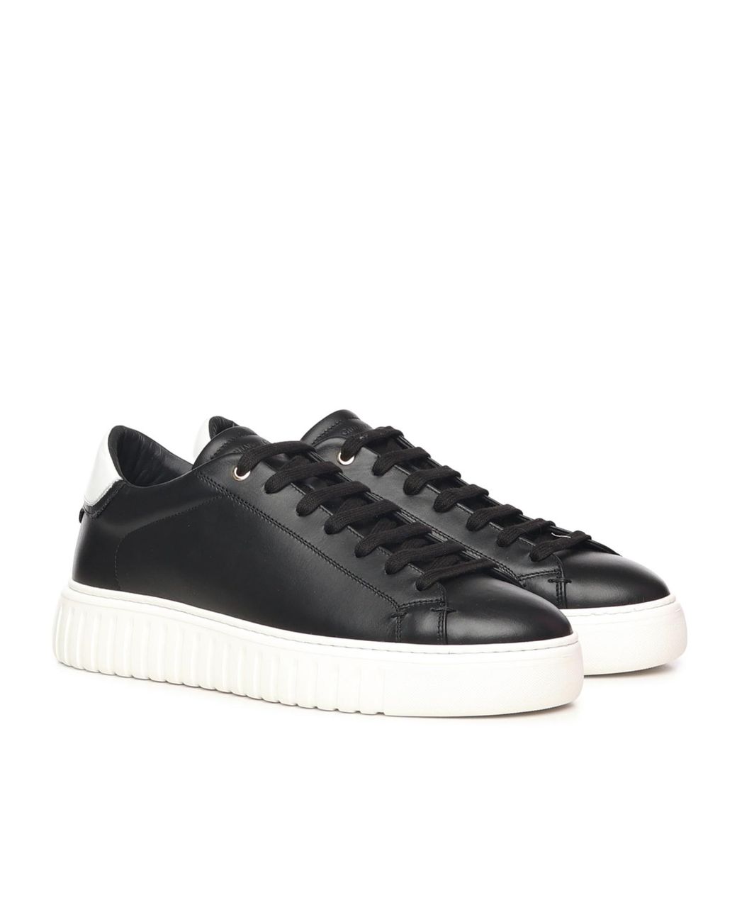 Giuliano Galiano Black Mars Low-Top Sneakers for men