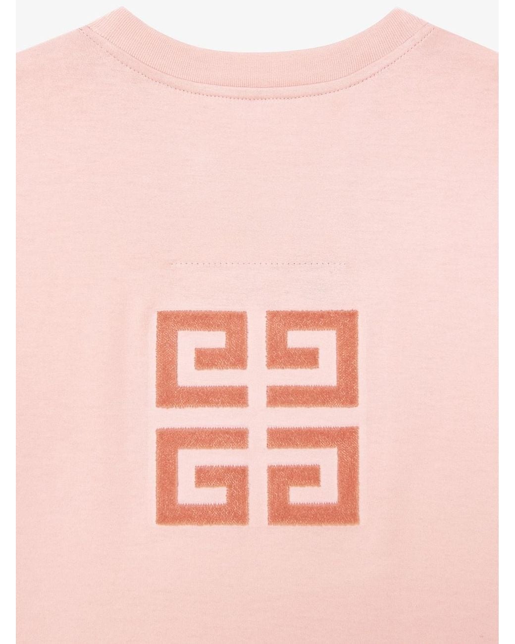 Givenchy Pink 4G Slim Fit T-Shirt