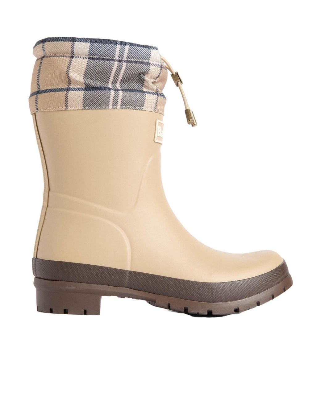 Barbour Natural Mowbray Mid Mid-Height Waterproof Wellies