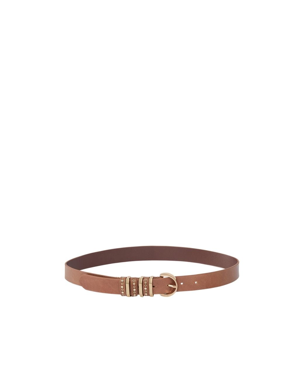 Pinko White Studded Belt