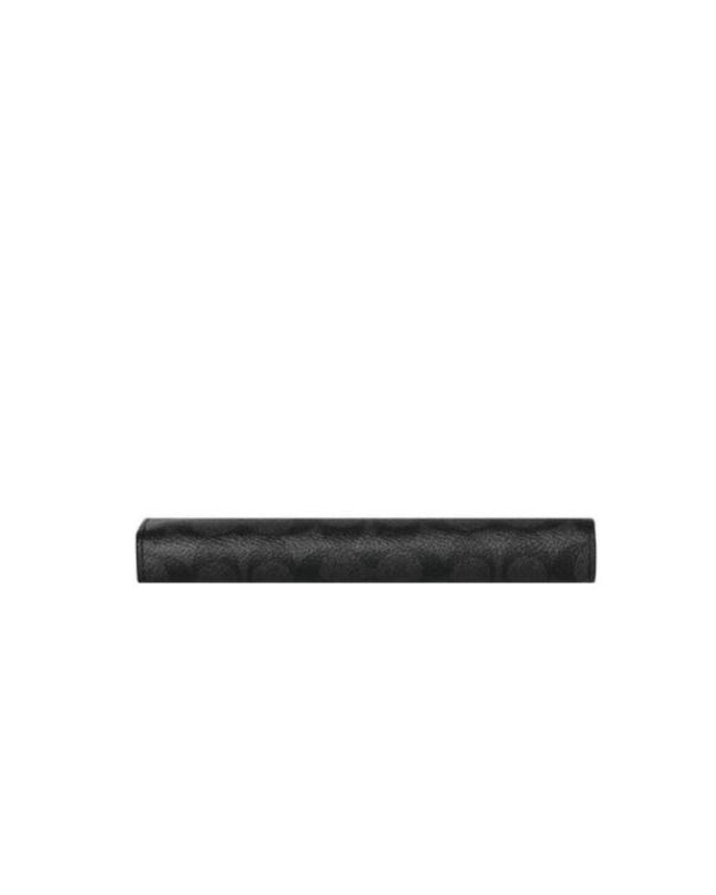 COACH Black Long Zip-Around Wallet
