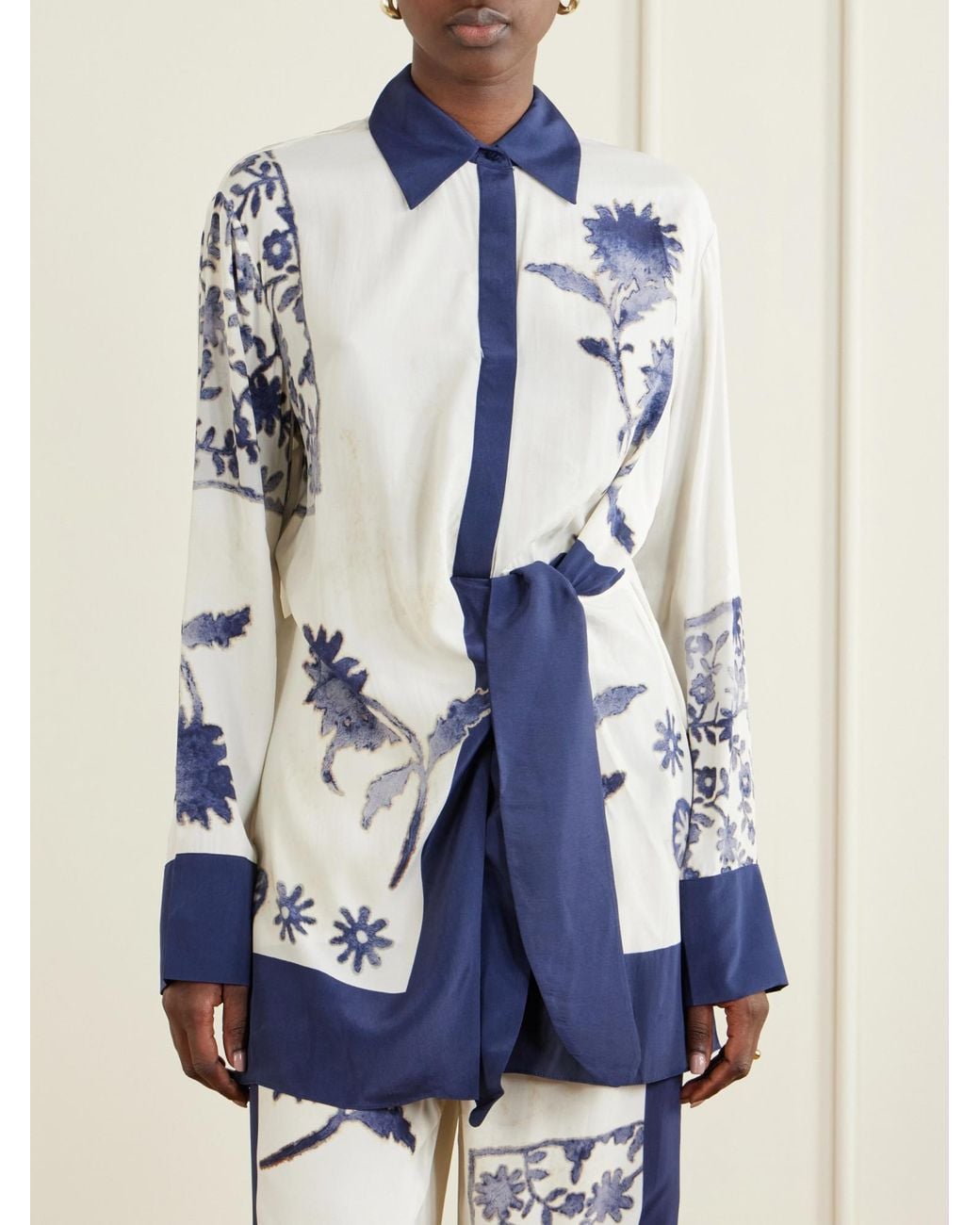 Sir Blue Phillipa Printed Georgette Shirt