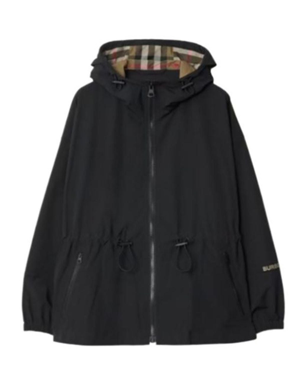 Burberry Black Hooded Jacket