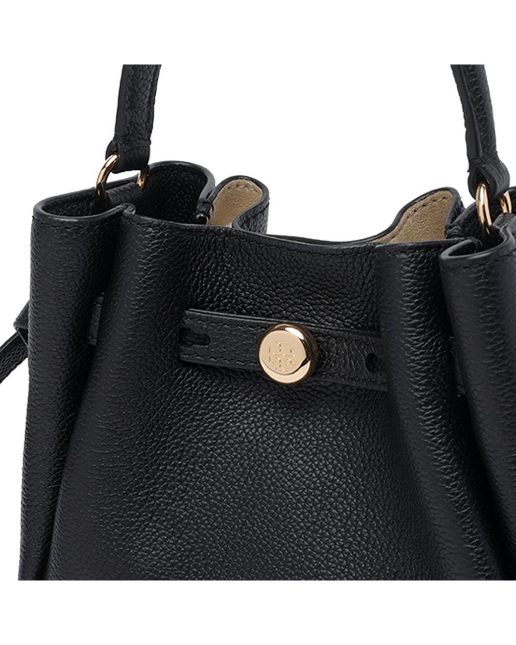 Tory Burch Black トリーバーチ ロミー ミニ バケットバッグ