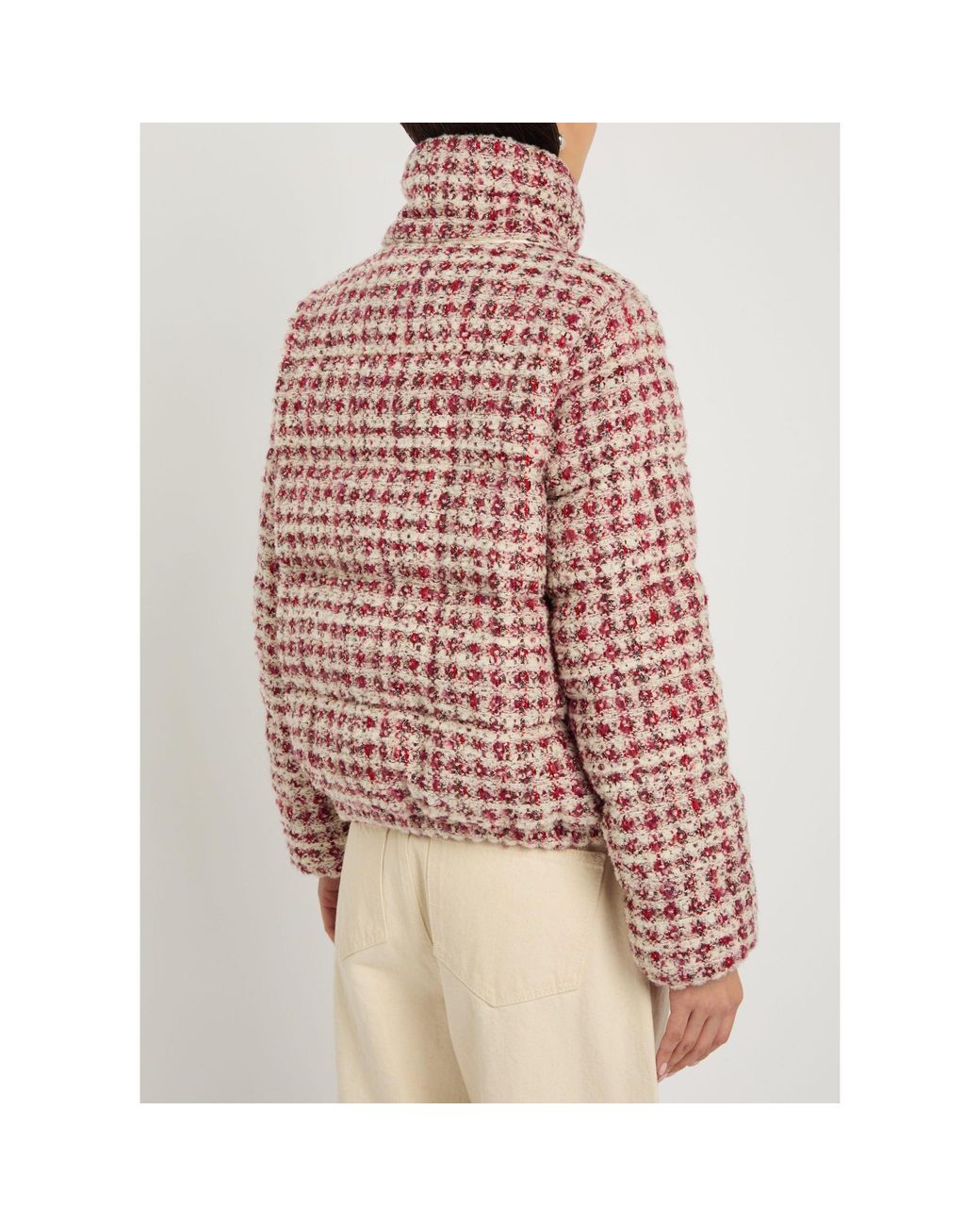 Moncler Red Tweed Jacket