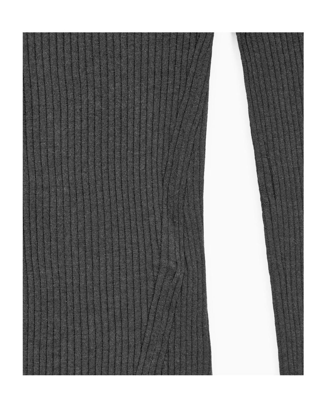 Jil Sander Gray Lightweight Wool Blend Sweater
