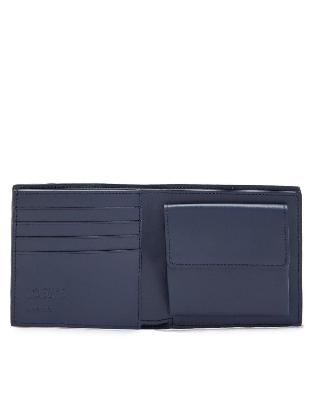Loewe Blue Leather Wallet for men