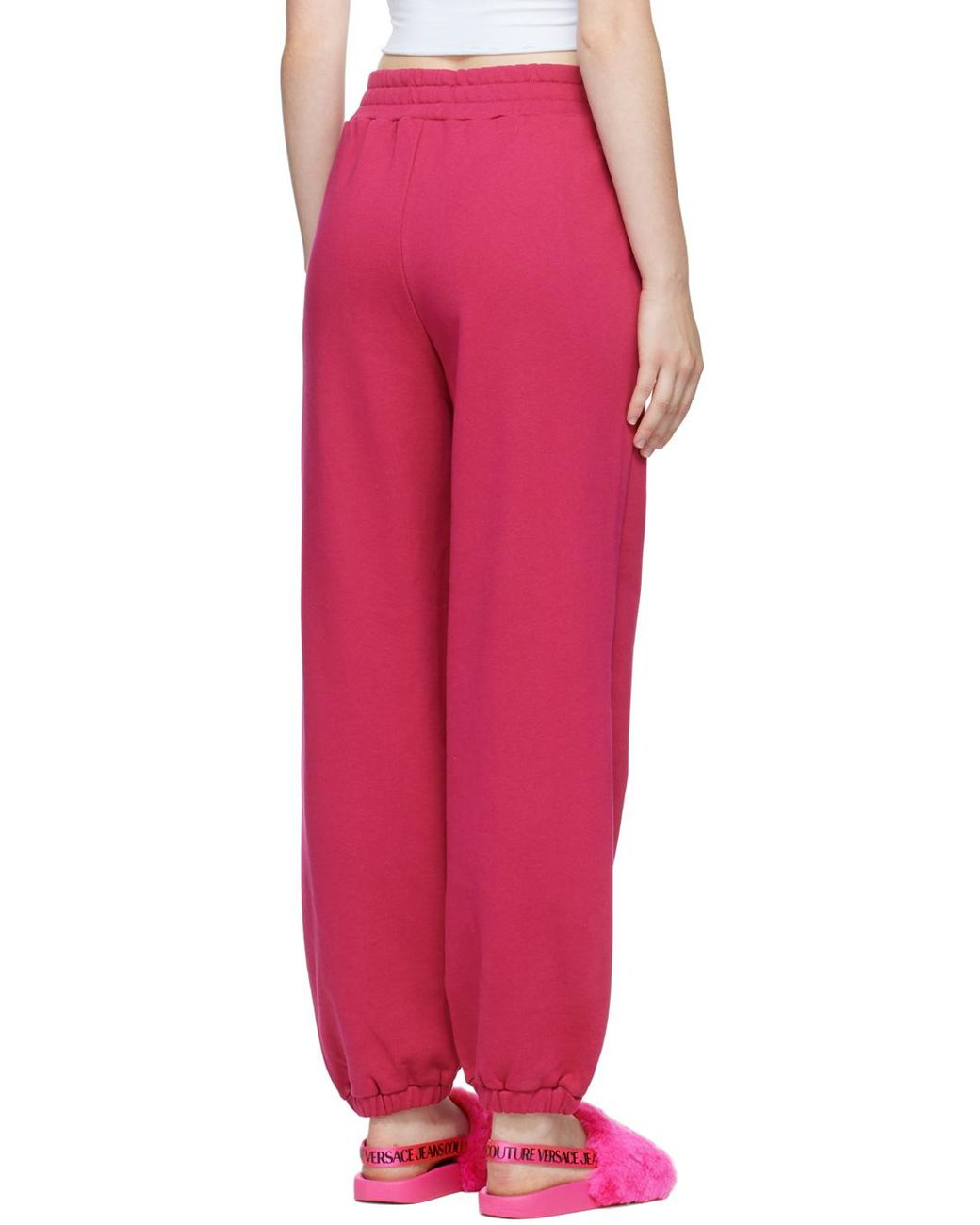 Versace Jeans Red Couture Elasticated Waistband Trackpants