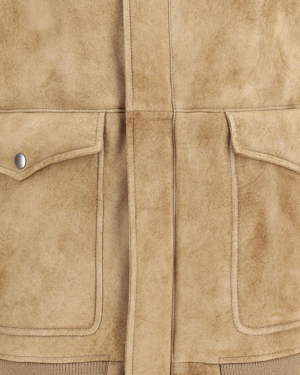 Prada Natural Logo Detailed Long-Sleeved Jacket