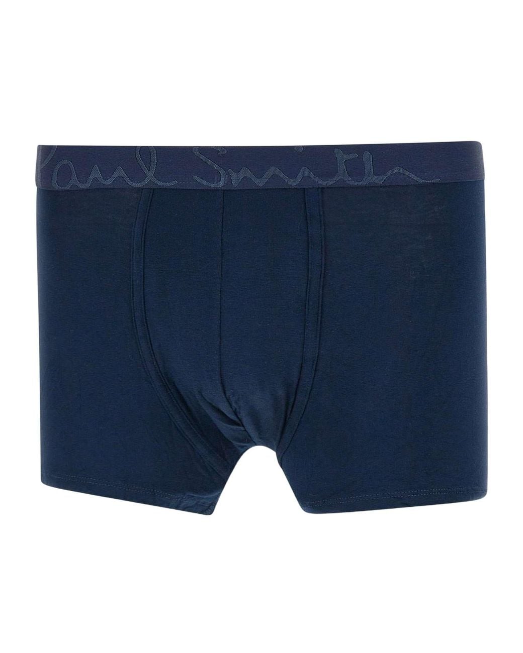 Paul Smith Blue Logo-Waistband Boxers (Pack Of Three) for men