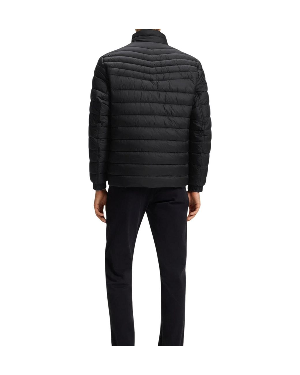 Boss Black Horizontal Quilted Down Jacket for men