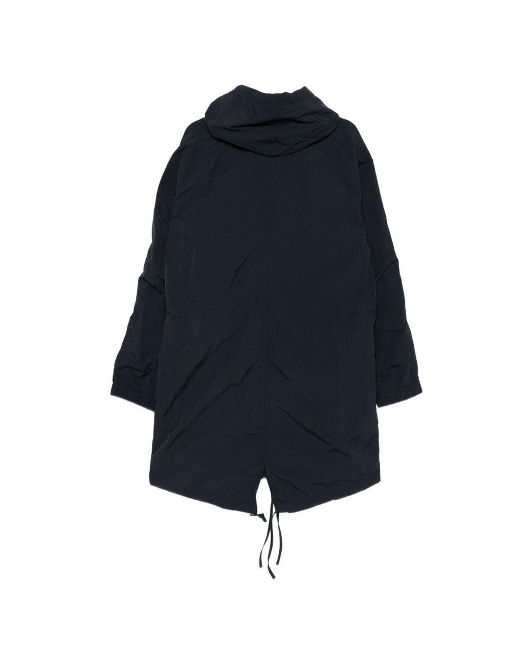 Dries Van Noten Blue Long Sleeve Hooded Jacket for men