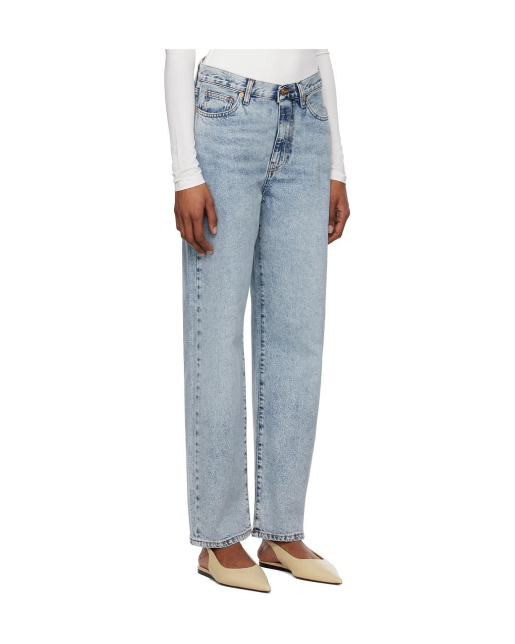 TOVE Blue Sofie Straight-Leg Boyfriend Jeans