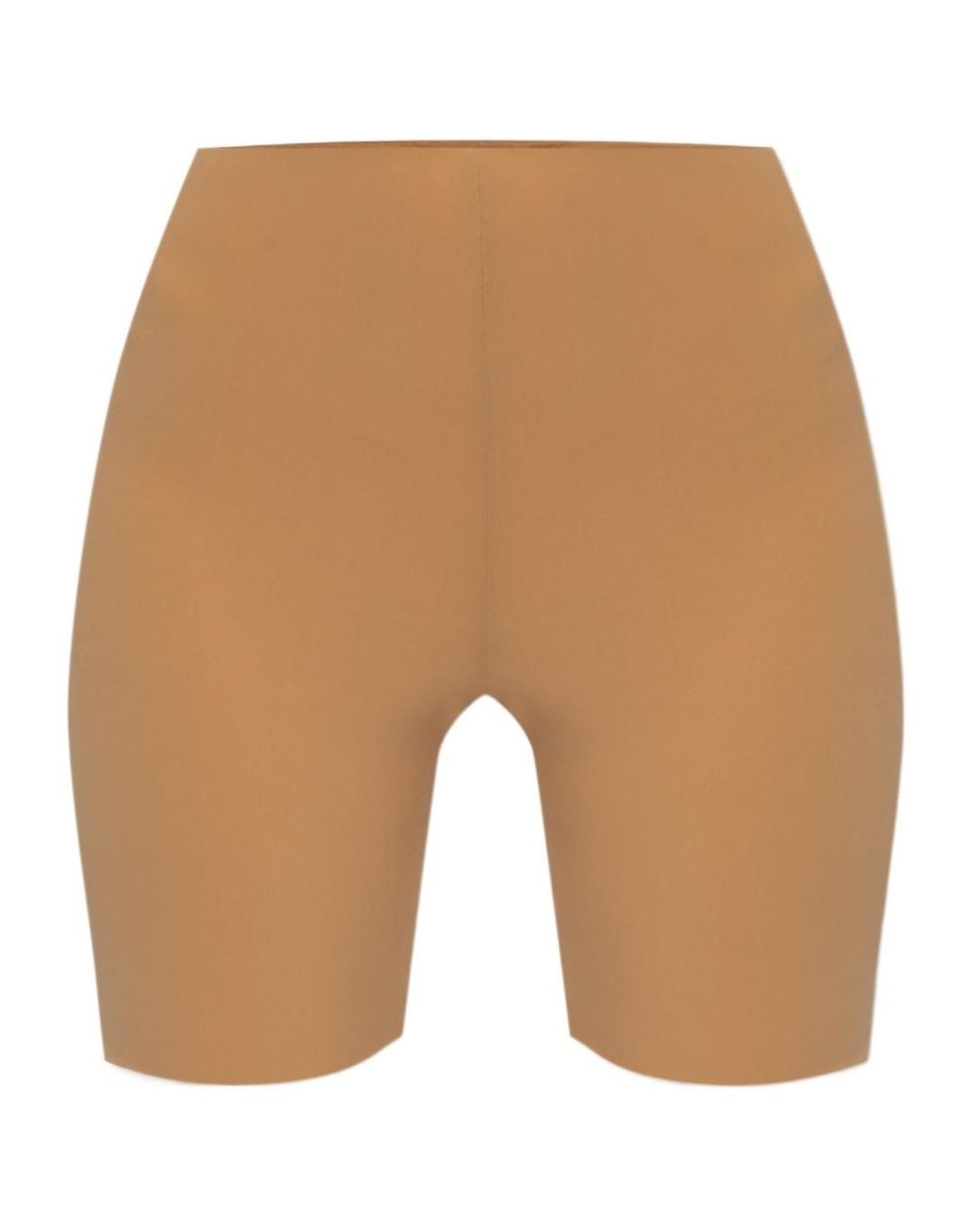 Jil Sander Natural High-Waisted Biker Shorts