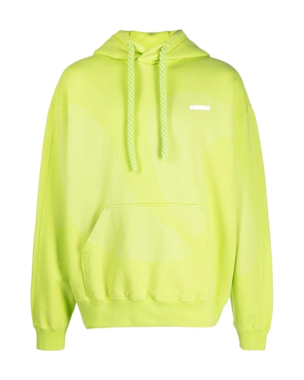 Bonsai Yellow Long-Sleeved Hooded Sweater for men