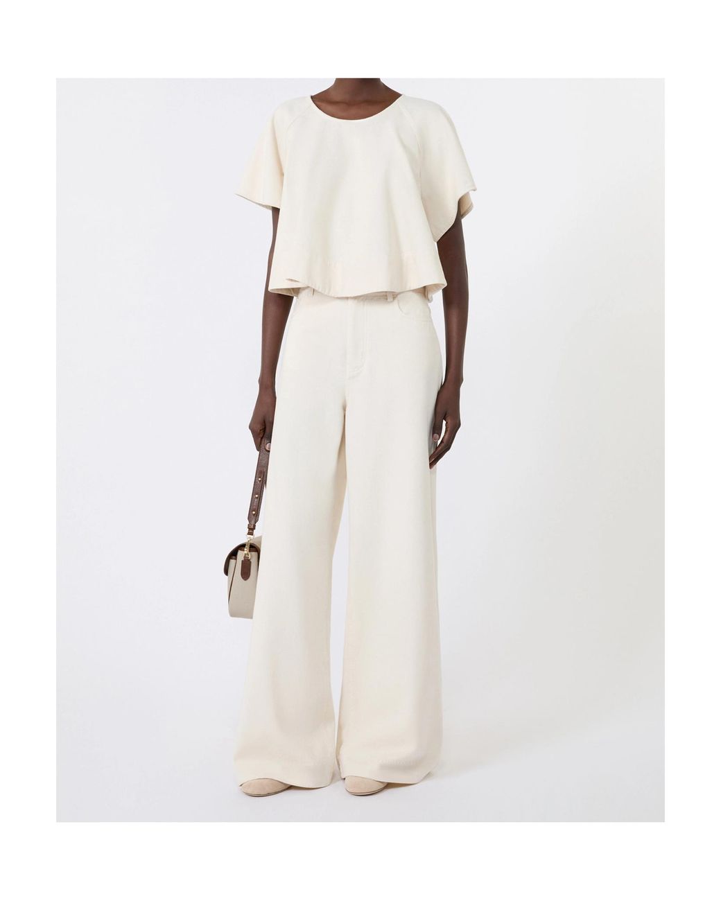Weekend by Maxmara White Wide-Leg Jeans
