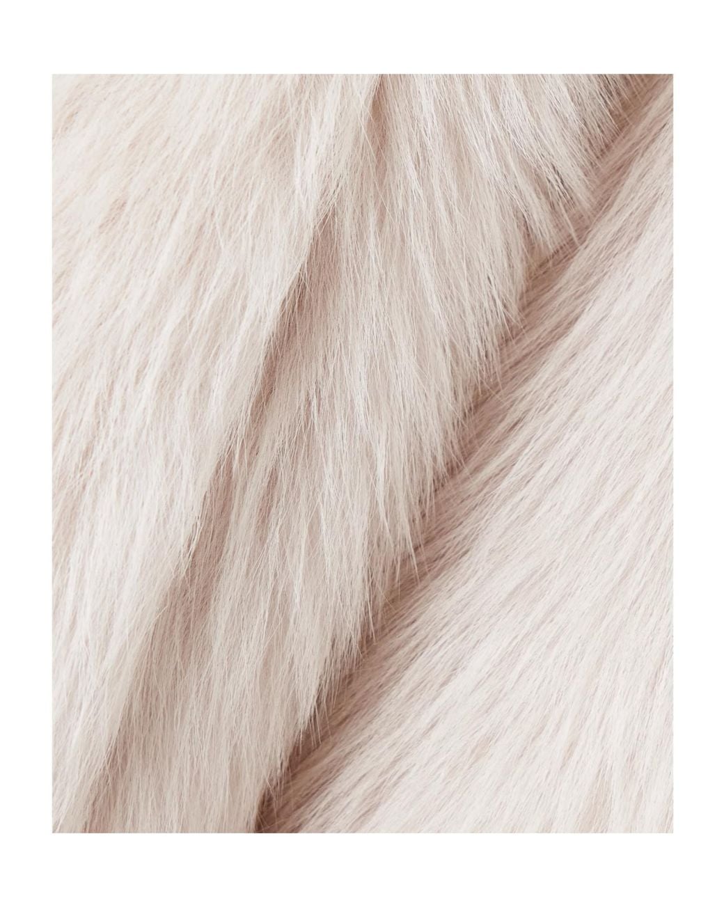 Nili Lotan White Elan Short Fur Coat