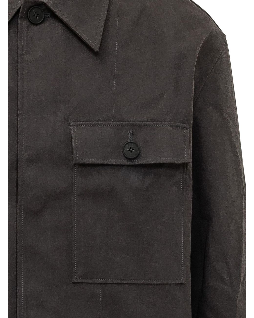 Studio Nicholson Gray Drey Button-Up Jacket for men