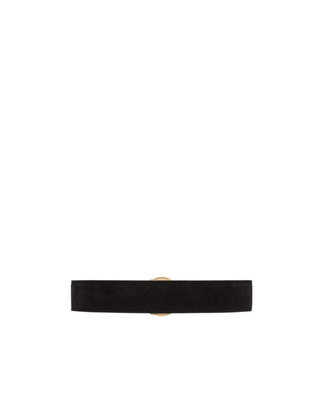 Gucci White Blondie Suede Belt