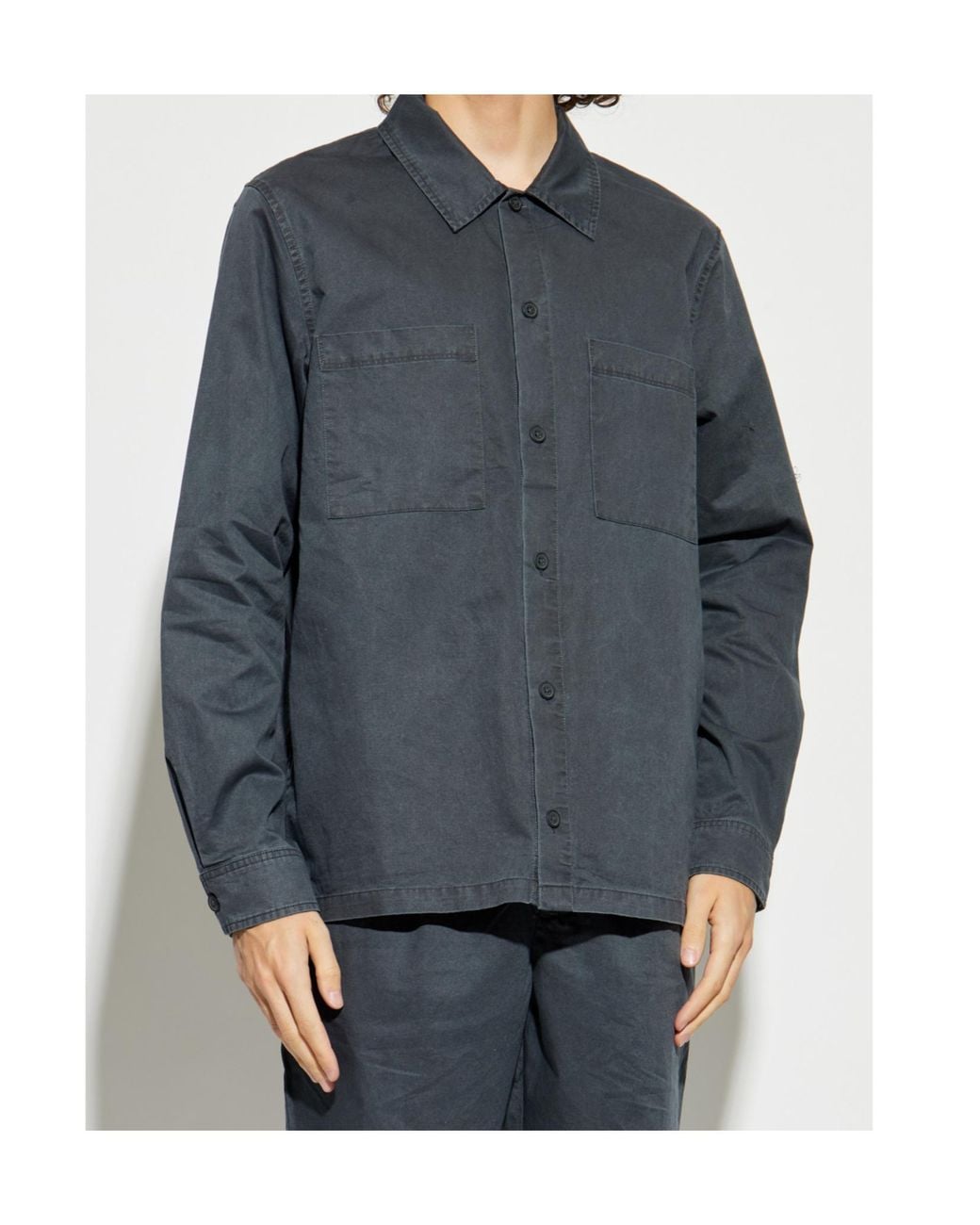 Samsøe & Samsøe Blue Samsøe Samsøe Sataka Utility Shirt for men