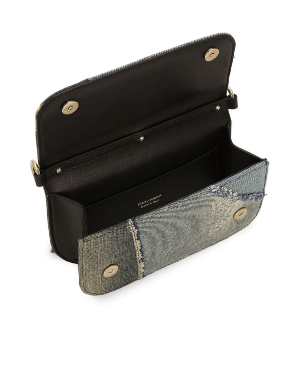 Dolce & Gabbana Metallic 3.5 Dg Logo Plaque Crossbody Bag