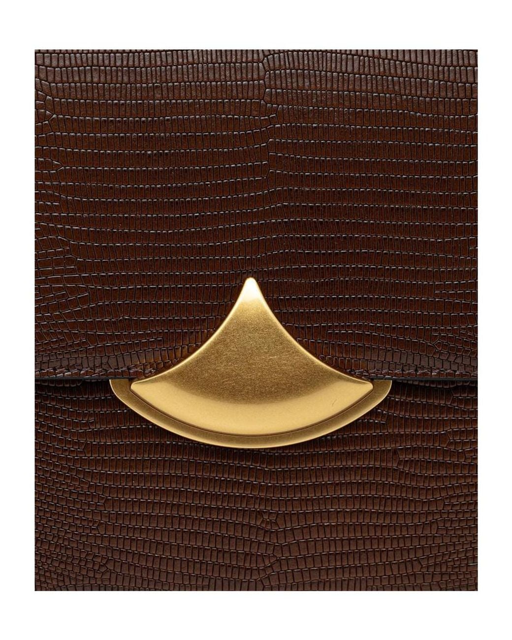 Sessun Brown Flap Shoulder Bag